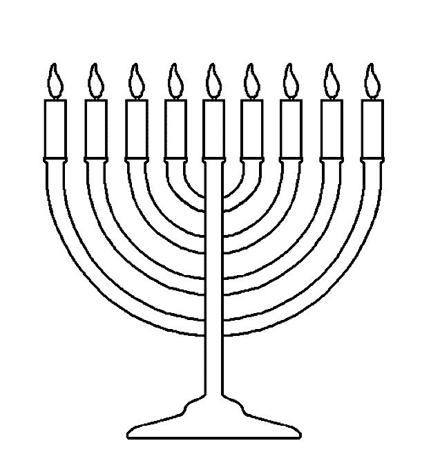 Hannukah Malvorlagen