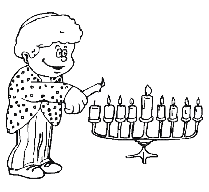 Hannukah Malvorlagen