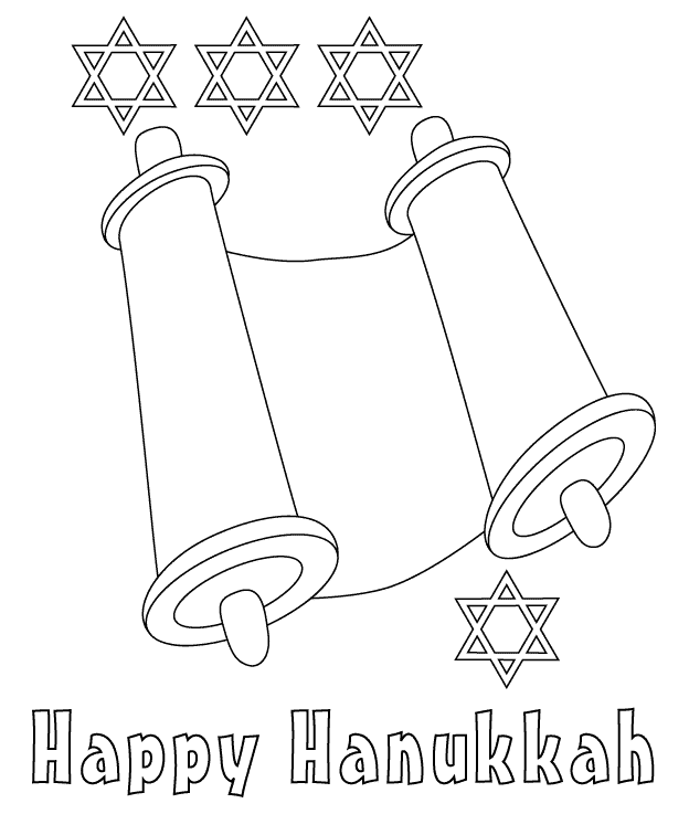 Hannukah Malvorlagen