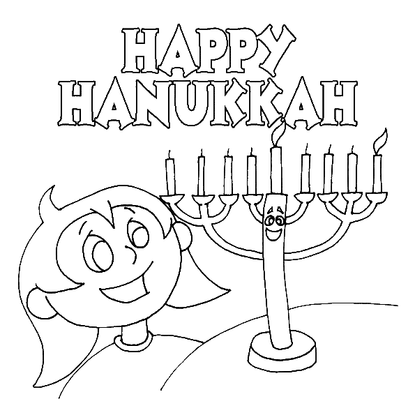 Hannukah Malvorlagen