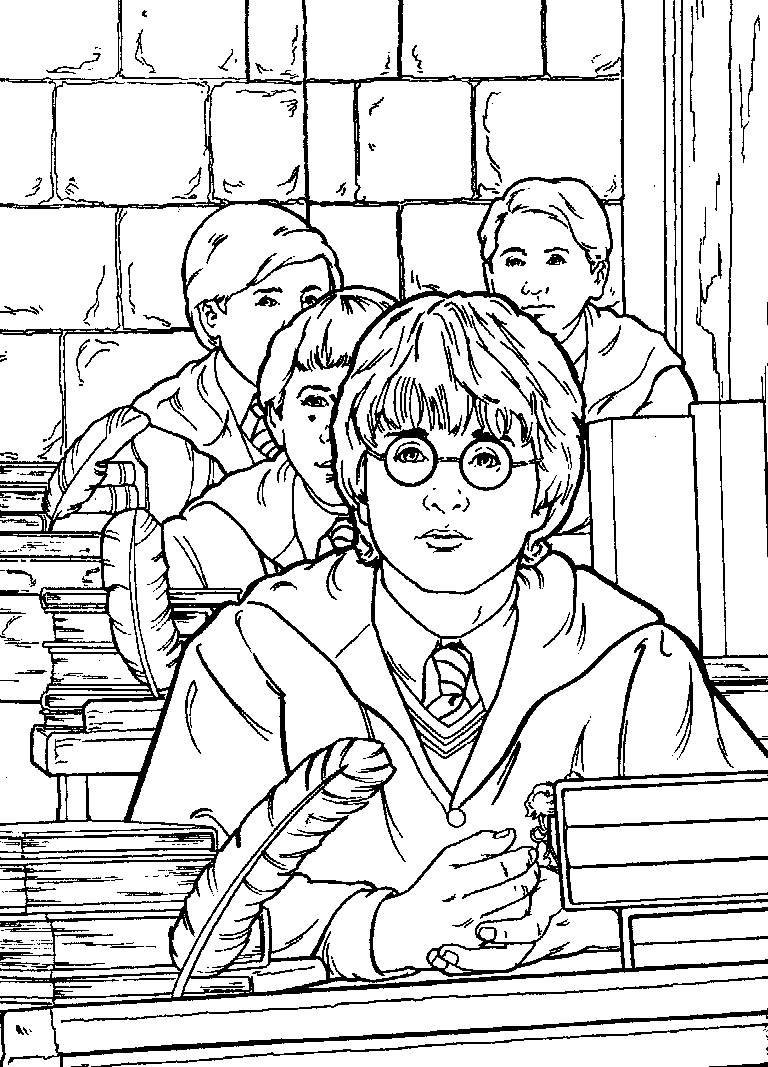 Harry potter und die kammer des schreckens Malvorlagen