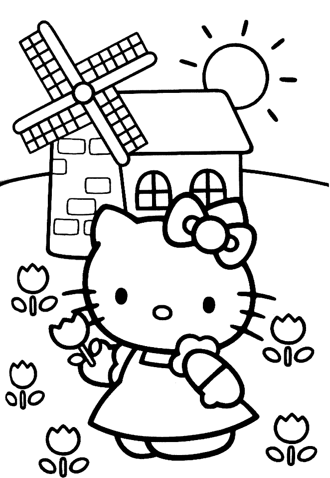 Hello kitty Malvorlagen