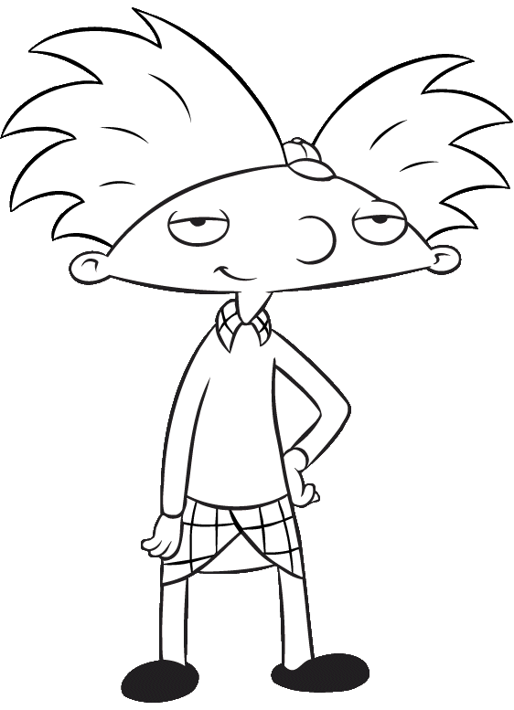 Hey arnold Malvorlagen