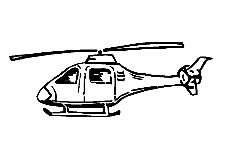 Hubschrauber Malvorlagen