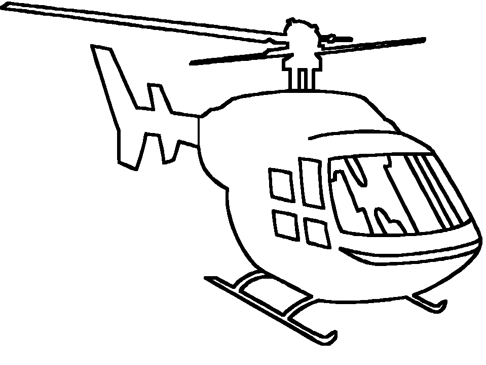 Hubschrauber Malvorlagen