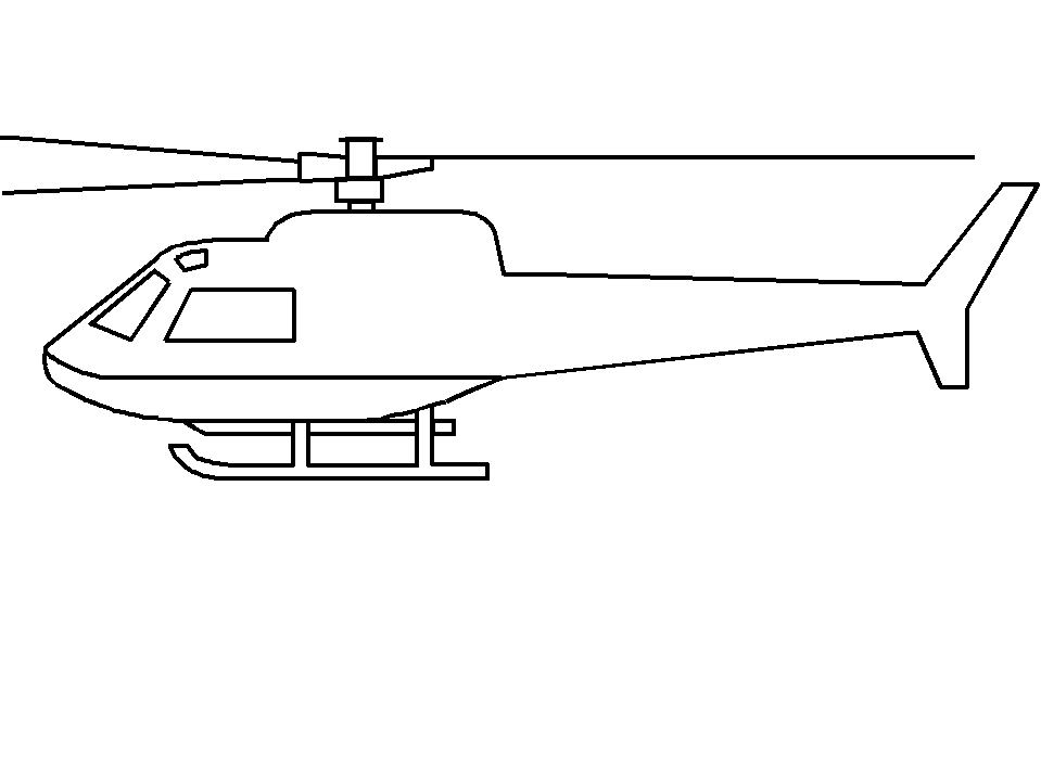 Hubschrauber Malvorlagen