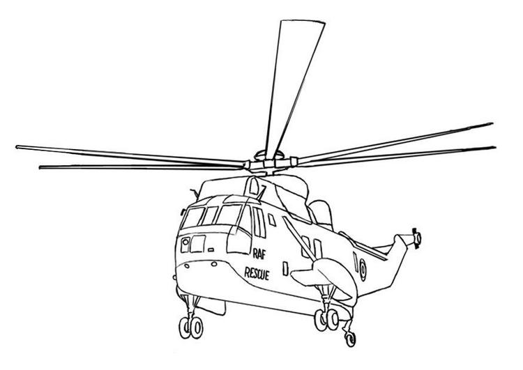 Hubschrauber Malvorlagen