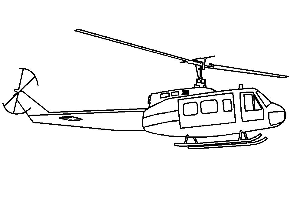 Hubschrauber Malvorlagen