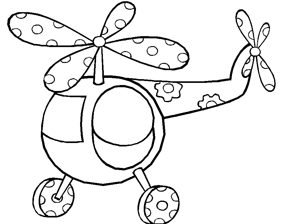 Hubschrauber Malvorlagen