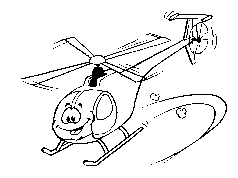 Hubschrauber Malvorlagen