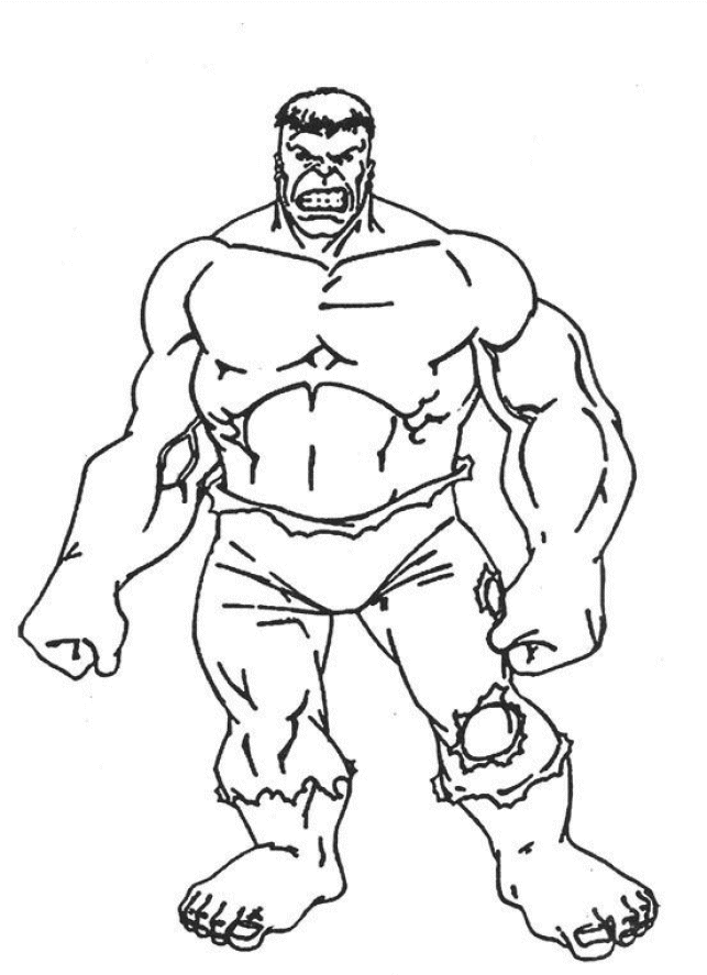 Hulk Malvorlagen