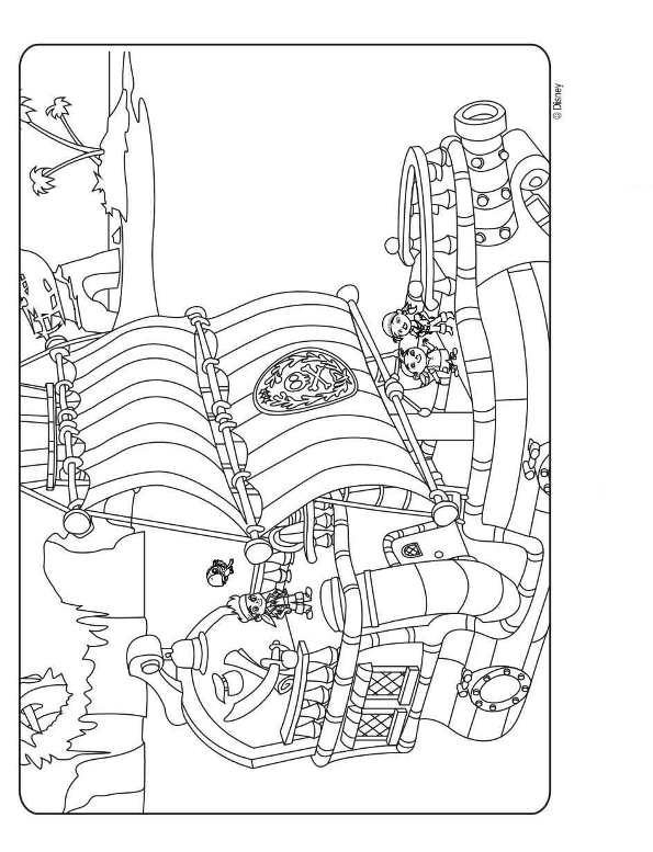 Jake und die nimmerland piraten Malvorlagen