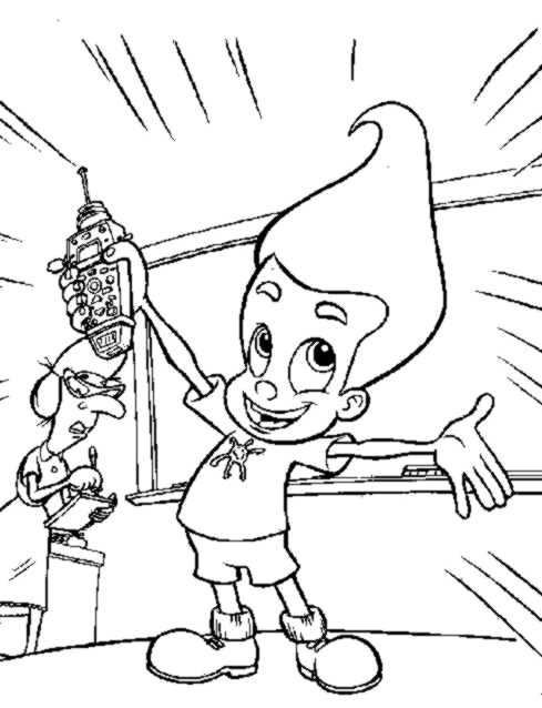 Jimmy neutron Malvorlagen