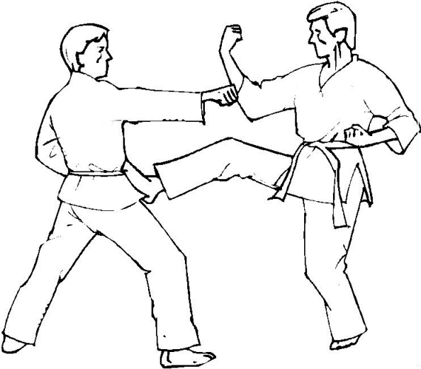 Judo Malvorlagen