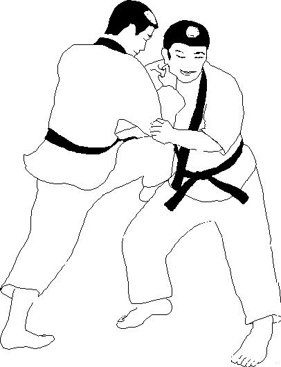 Judo Malvorlagen