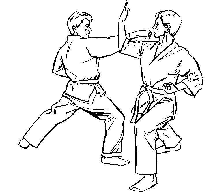 Judo Malvorlagen