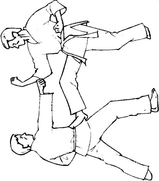 Karate Malvorlagen