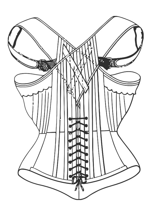 Kleidung Malvorlagen