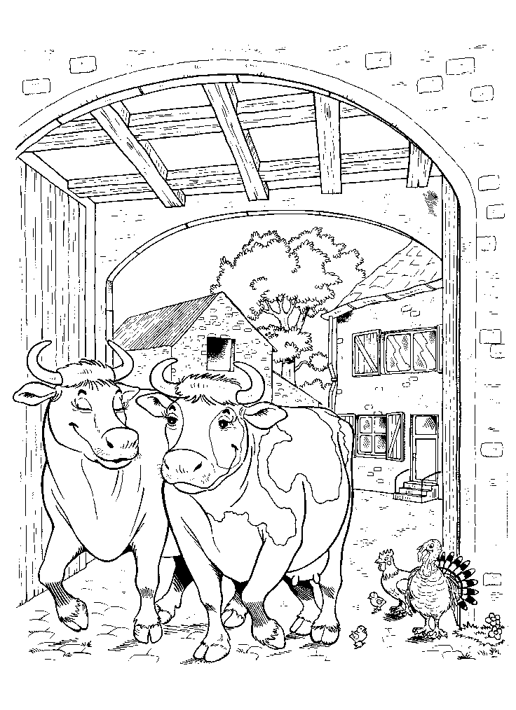 Kuh Malvorlagen