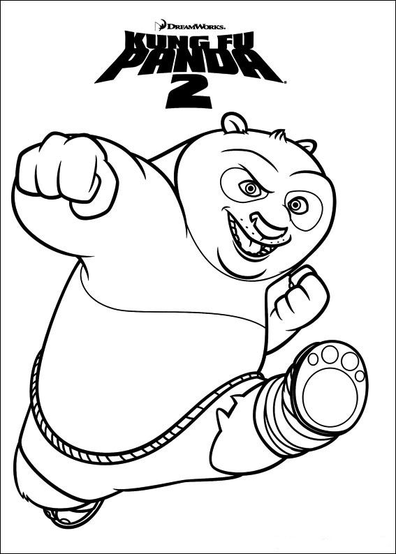 Kung fu panda 2 Malvorlagen