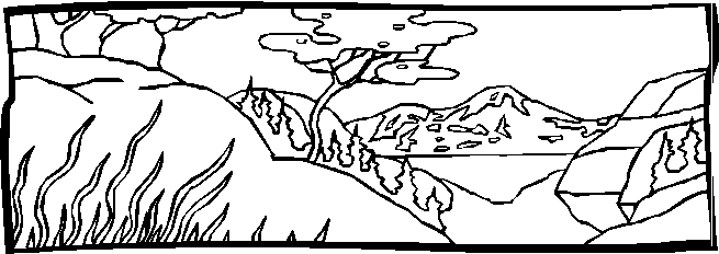 Landschaften Malvorlagen