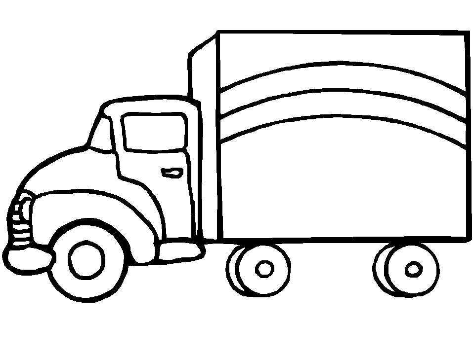 Lastwagen Malvorlagen