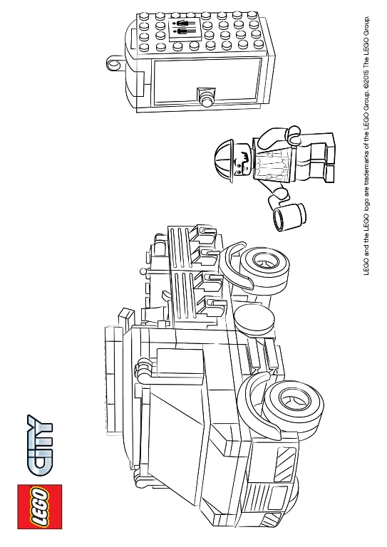 Lego city Malvorlagen