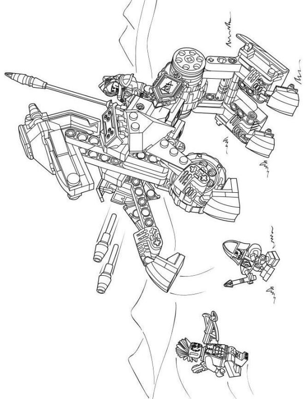Lego nexo knights Malvorlagen