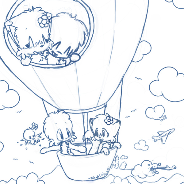Luftballons Malvorlagen