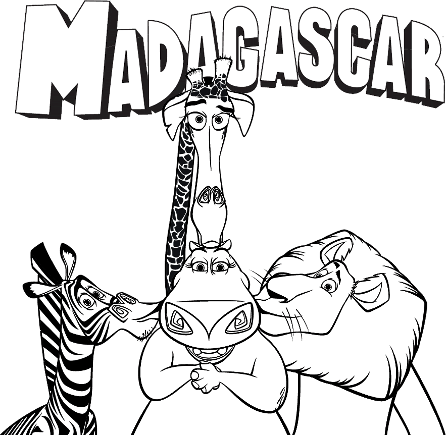 Madagascar Malvorlagen