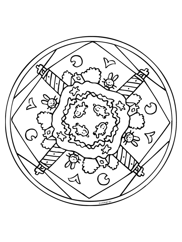 Mandala Malvorlagen