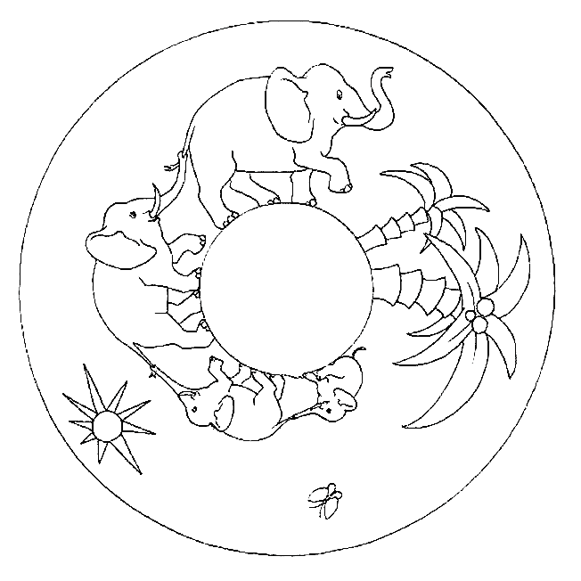 Mandala Malvorlagen