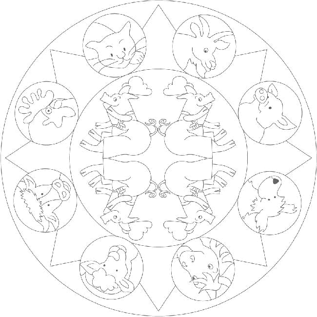 Mandala Malvorlagen