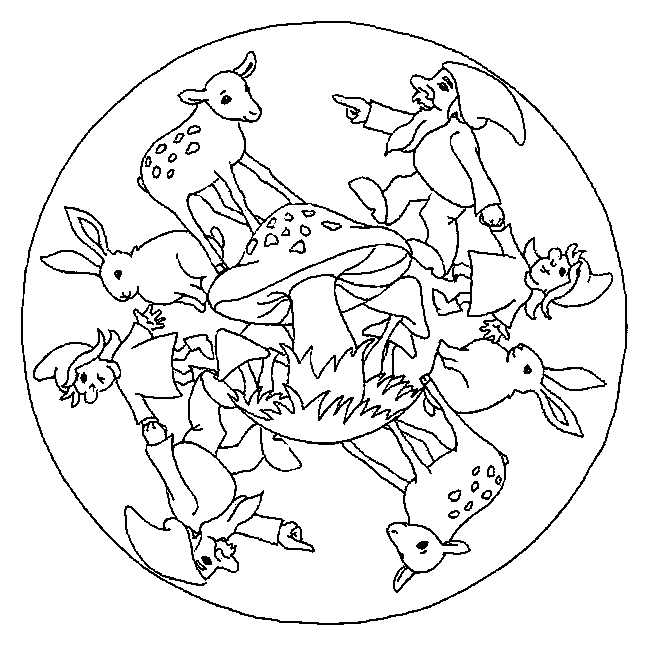 Mandala Malvorlagen