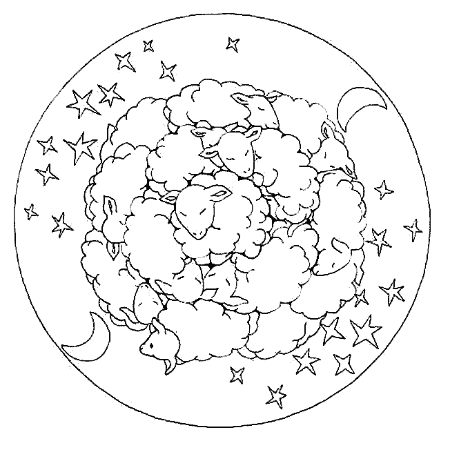 Mandala Malvorlagen