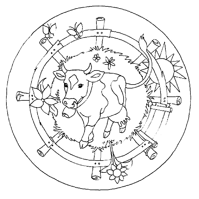 Mandala Malvorlagen