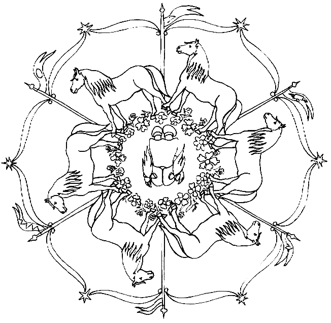 Mandala Malvorlagen