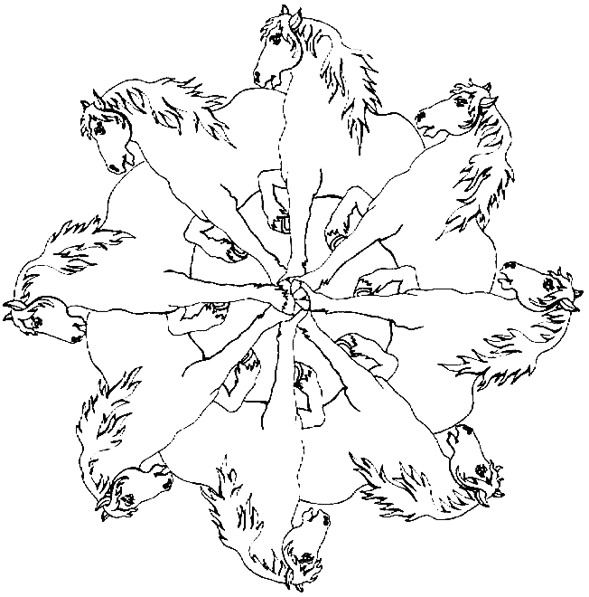 Mandala Malvorlagen