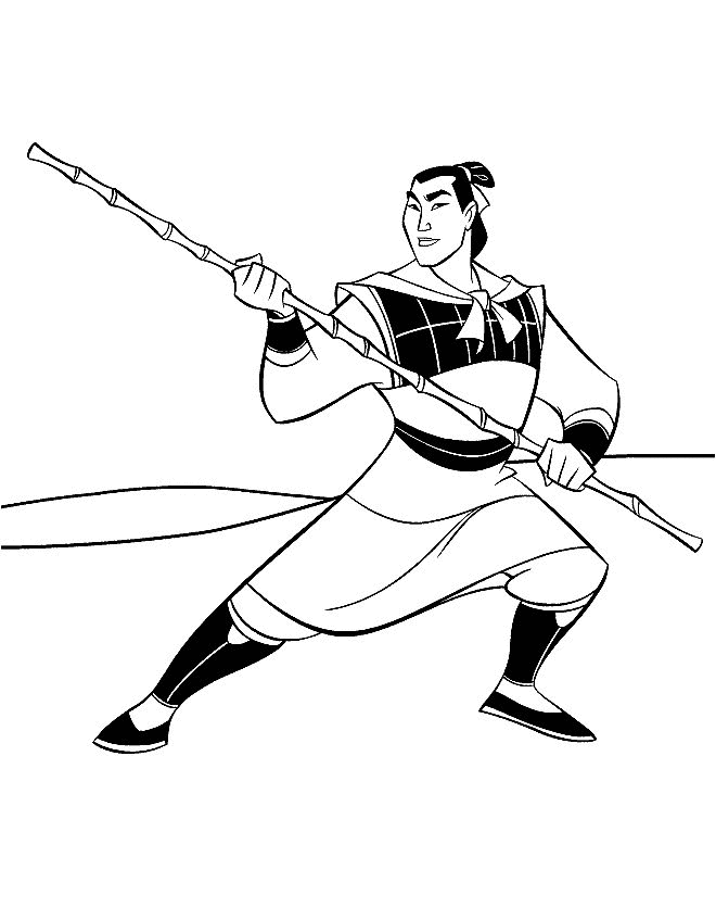 Mulan Malvorlagen