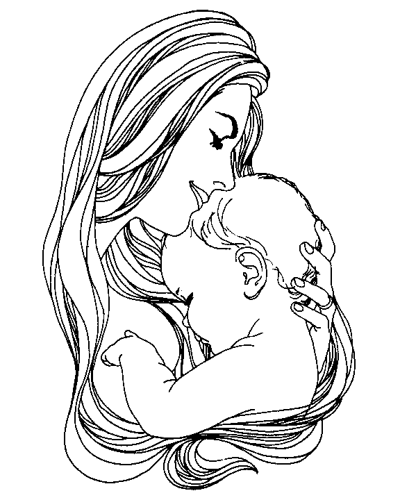 Muttertag Malvorlagen