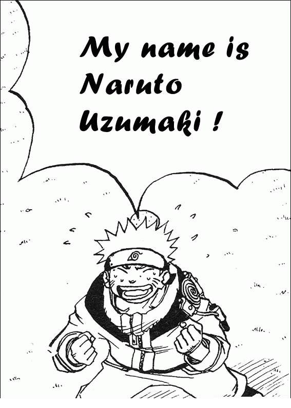 Naruto Malvorlagen