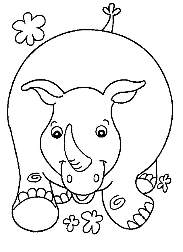Nashorn Malvorlagen