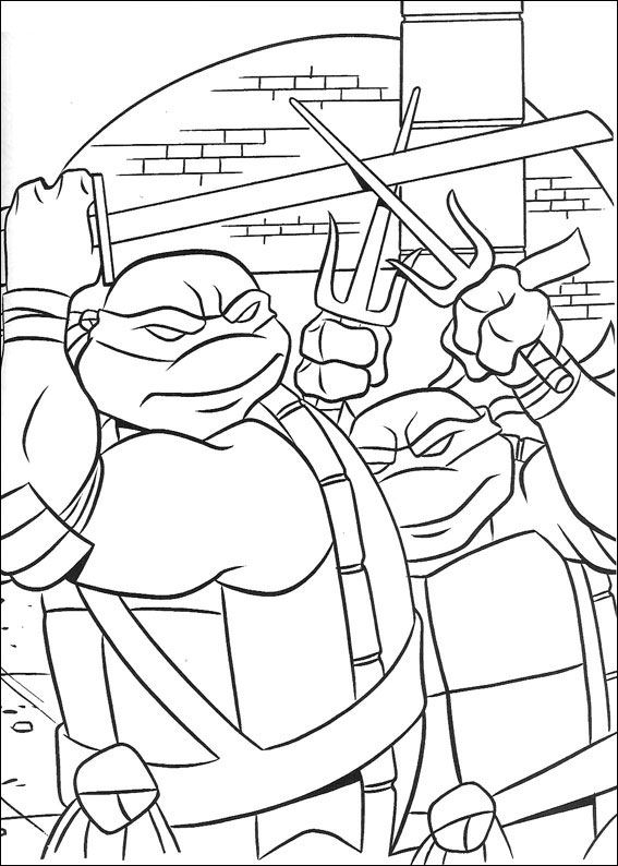 Ninja turtles Malvorlagen