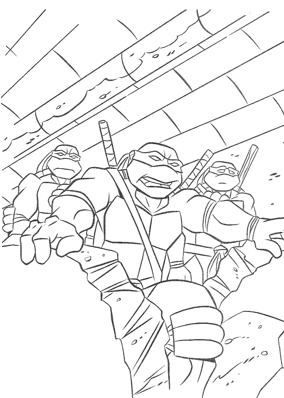 Ninja turtles Malvorlagen