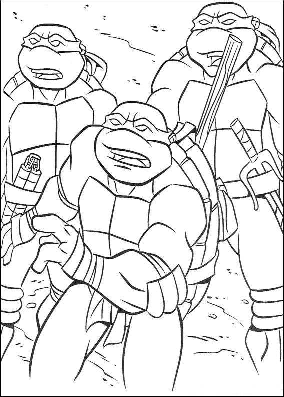 Ninja turtles Malvorlagen