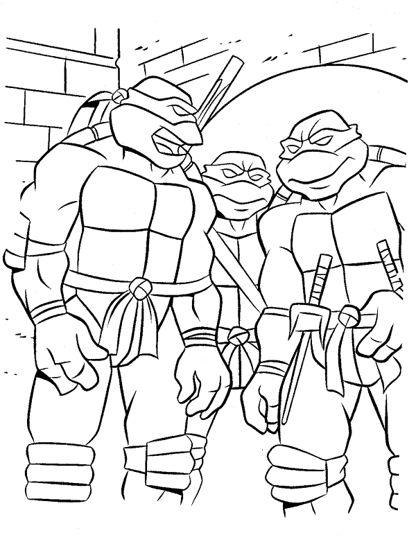 Ninja turtles Malvorlagen