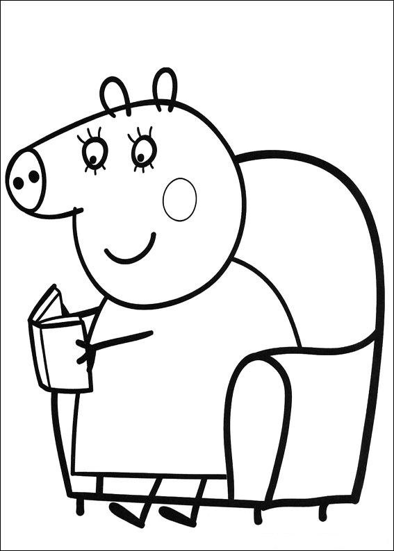 Peppa wutz Malvorlagen