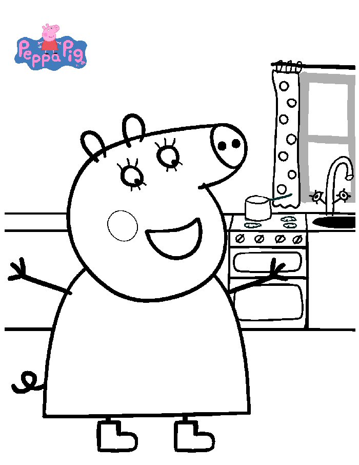 Peppa wutz Malvorlagen