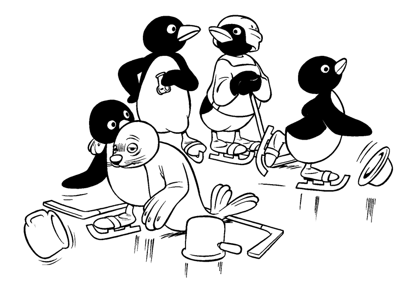 Pingu Malvorlagen