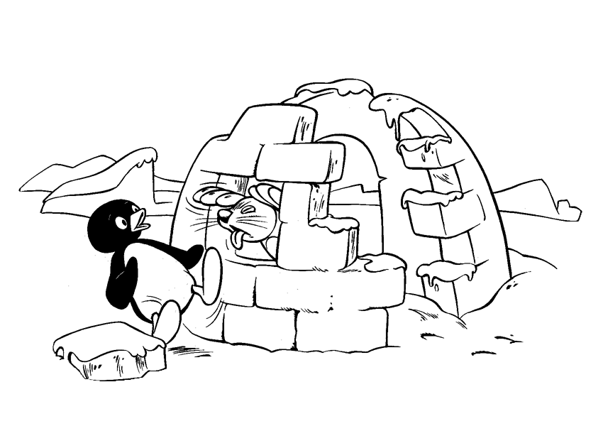 Pingu Malvorlagen